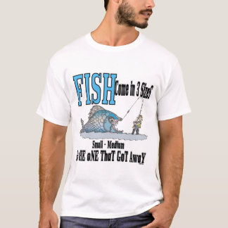 Funny Vist Shirt Vist Humor Vist 3 Grootte
