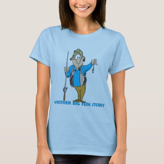 Funny Vist Shirt Vist Humor Vist Big Fish (Voorkant)