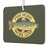 Funny Vist woorden voor een visser Luchtverfrisser (Links)