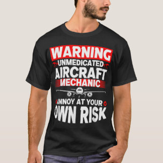 Funny Vliegtuig Mechanic Airplane Mechanic 1 T-shirt