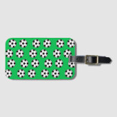 Funny Voetbal Pattern Bagagelabel (Voorkant (horizontaal))
