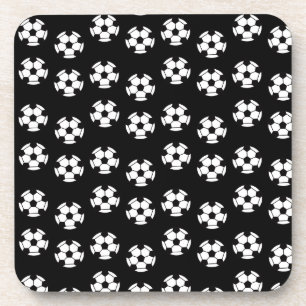 Funny Voetbal Pattern Bier Onderzetter