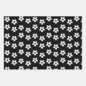 Funny Voetbal Pattern Inpakpapier Vel (Voorkant 3)