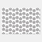 Funny Voetbal Pattern Inpakpapier Vel (Voorkant 3)