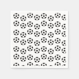 Funny Voetbal Pattern Servet