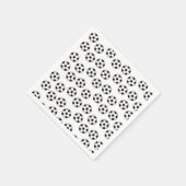 Funny Voetbal Pattern Servet (Hoek)