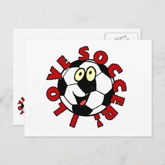 Funny Voetbal T shirten en Gifts Briefkaart (Voorkant / Achterkant)