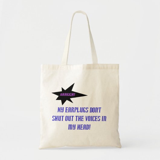 Funny "Voices in My Head"-Tas Tote Bag (Voorkant)