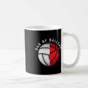 Funny Volleyball Basketball Cadeau Vader Ballers Z Koffiemok