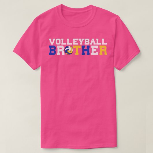 Funny Volleyball Lover Brother en Mannen Volleybal T-shirt (Design voorkant)