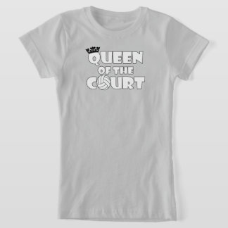 Funny Volleyball Queen of the Court Cute T-shirt