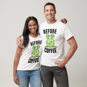 FUNNY 'VOOR KOFFIE' MONSTER T-Shirts