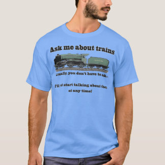 Funny voor treinventilatoren t-shirt
