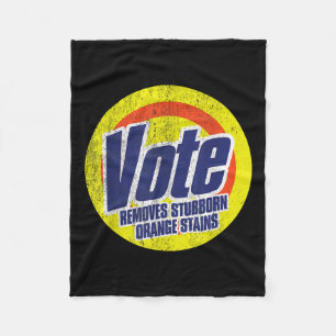 Funny Vote verwijdert hardnekkige Oranje vlekken Fleece Deken