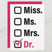 Funny Vrouw PhD/MD Anti-Patriarchy Afstuderen (Voorkant / Achterkant)