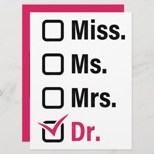 Funny Vrouw PhD/MD Anti-Patriarchy Afstuderen (Voorkant / Achterkant)