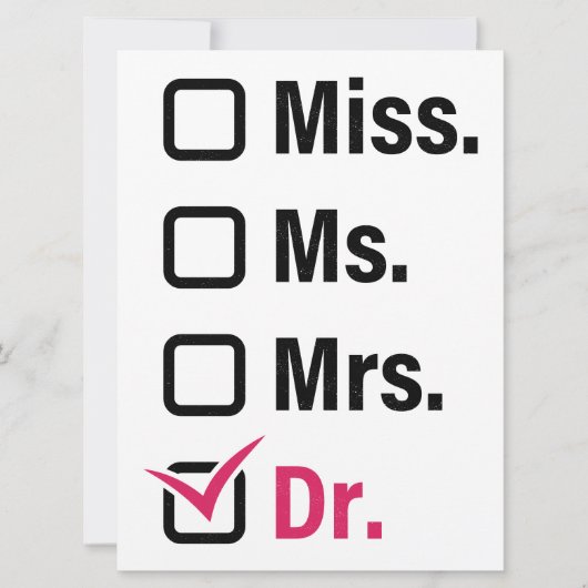 Funny Vrouw PhD/MD Anti-Patriarchy Afstuderen (Voorkant)