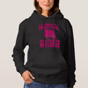 Funny Vrouw Welder Gift for Women Cool Proud Meta Hoodie