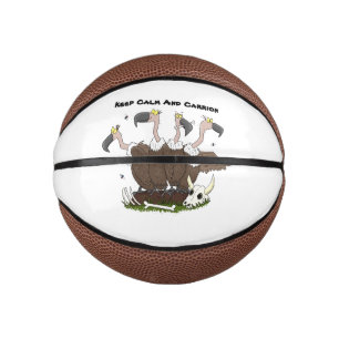 Funny vultures humor cartoon basketbal