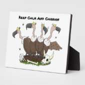 Funny vultures humor cartoon fotoplaat (Zijkant)