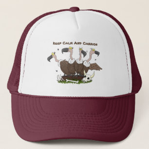Funny vultures humor cartoon trucker pet