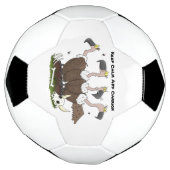 Funny vultures humor cartoon voetbal (Gedraaid)