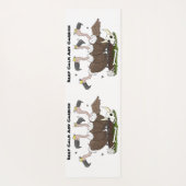 Funny vultures humor cartoon yogamat (Achterkant)