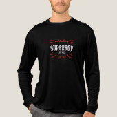 Funny Wacky Smiley Face Graphic Men's T-Shirt (Voorkant volledig)