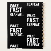 Funny Wake Fast Repeat Graphisme Sarcastique (Dos)