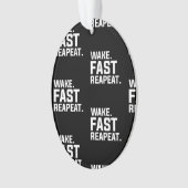 Funny Wake Fast Repeat Graphisme Sarcastique (devant)