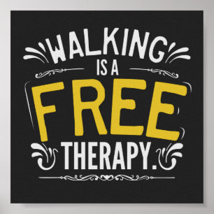 Funny Walking is een gratis Therapietotum. Poster