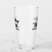 Funny Walleye Vist Mannen Grocery Shopping Quote Glas (Links)