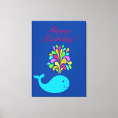 Funny walvis canvas afdruk (Voorkant)