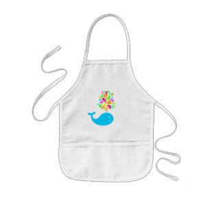 Funny walvis kinder schort