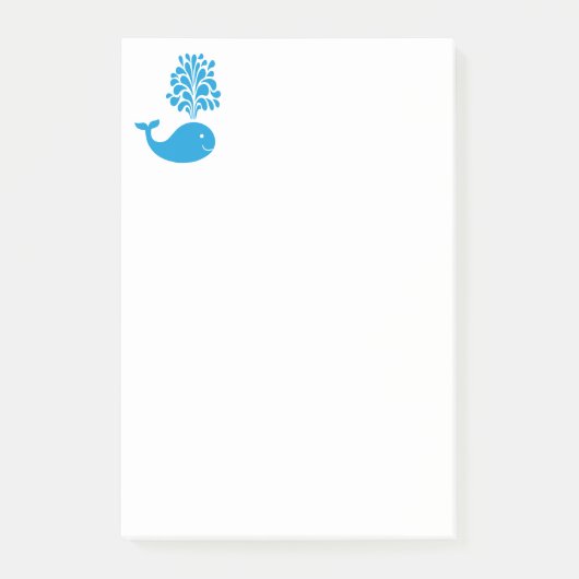 Funny walvis post-it® notes (Voorkant)