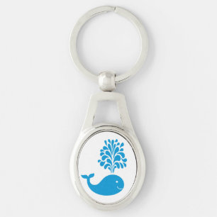 Funny walvis sleutelhanger