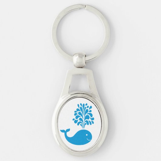 Funny walvis sleutelhanger (Voorkant)