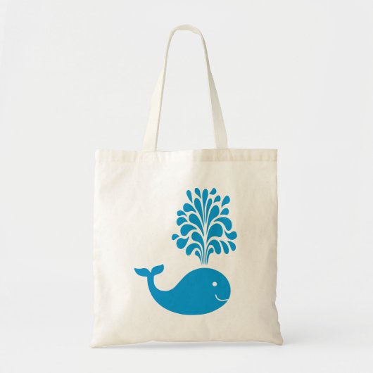Funny walvis tote bag (Voorkant)