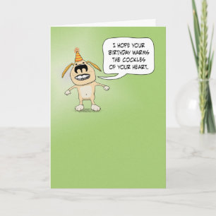 Funny Warm de kokkels van je hart. Kaart