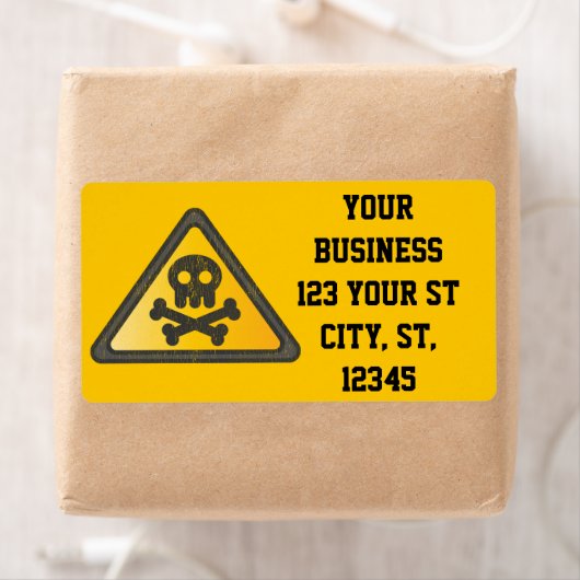 Funny Warning SignThunder_Cove Etiket (Insitu)