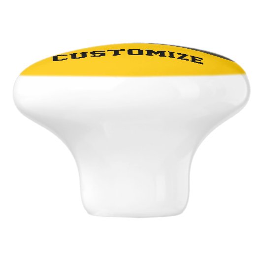 Funny Warning SignThunder_Cove Keramische Knop (Zijkant)