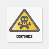 Funny Warning SignThunder_Cove Servet (Voorkant)