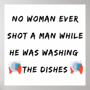 Funny Washington Quote, Funny Kitchen Quottes Poster