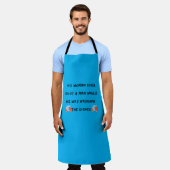 Funny Washington Quote, Funny Kitchen Quottes Schort (Gedragen)