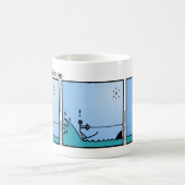 Funny Water Skiing Stickman Mok - 035 (Center)