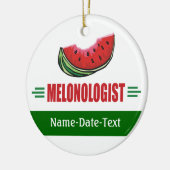 Funny Watermelon Keramisch Ornament (Links)