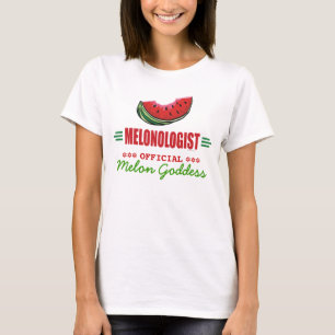 Funny Watermelon Melon Goddess Humoureuze T-shirt