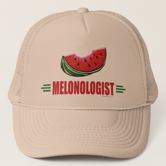 Funny Watermelon Trucker Pet (Voorkant)