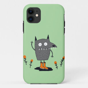 Funny Waving Monster iPhone 11 Hoesje