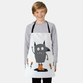 Funny Waving Monster Schort (Gedragen)